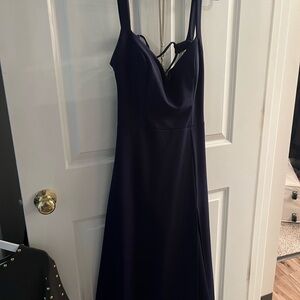 Elegant Navy Blue Dress